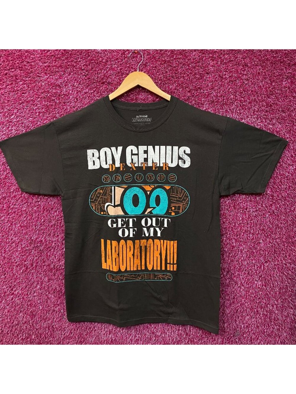 Cartoon Network Dexter's Laboratory Boy Genius Dexter T-Shirt Large